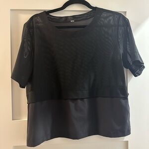 Lululemon Mesh Tshirt Training Top